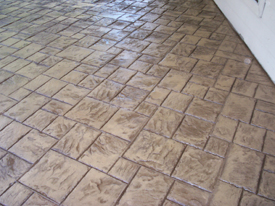 stamped concrete