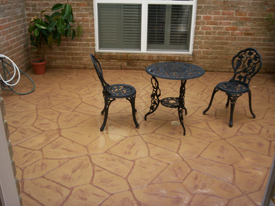 stamped concrete